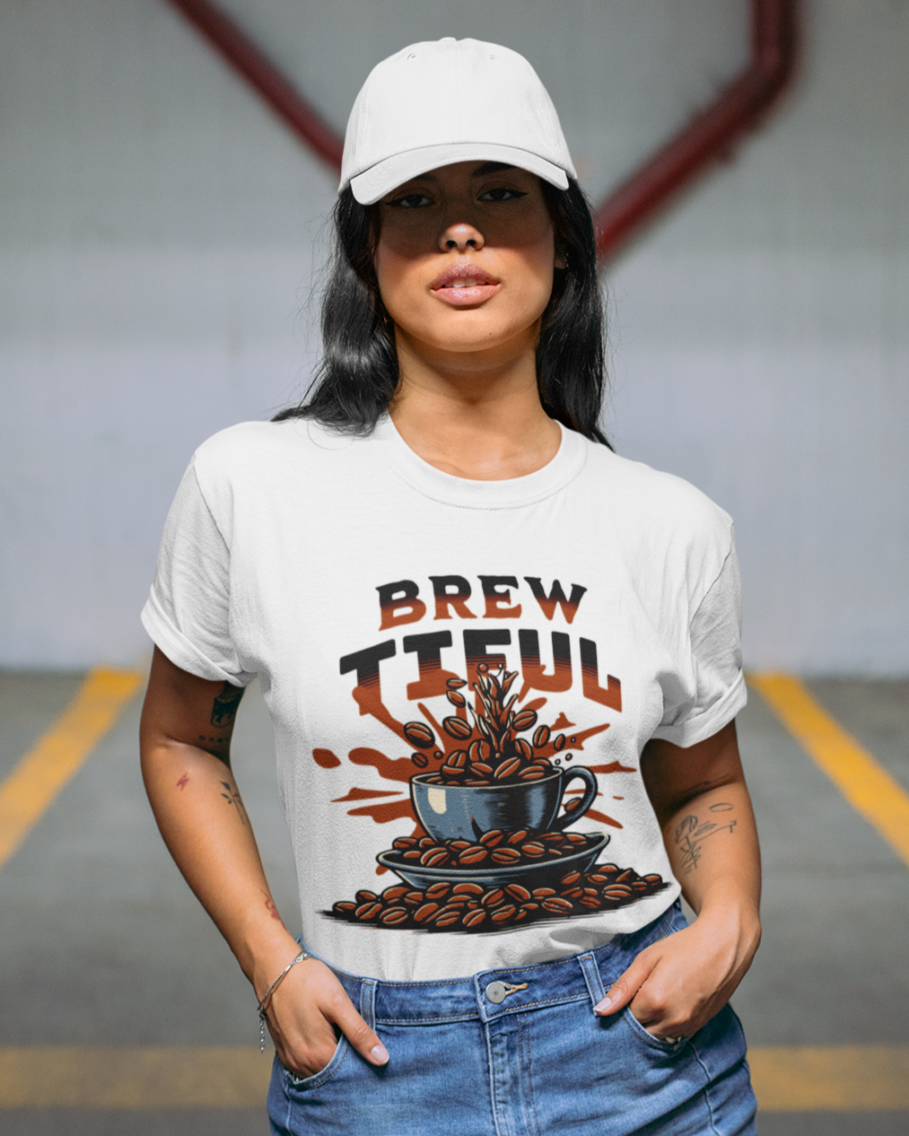 RED VELVET LATTE - Coffee (Basic Tee)