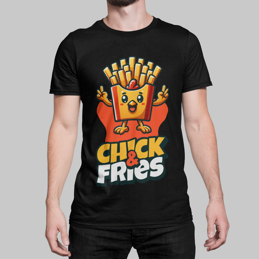 1-PC. FRIED CHICKEN W/ FRIES - All Meat (Basic Tee)