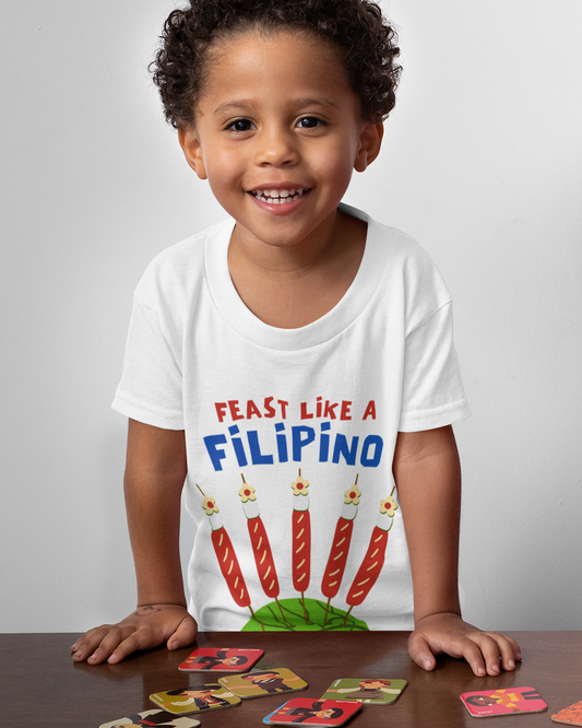 HOTDOG & MARSHMALLOW STICK - Filipino Food (Kids Tee)