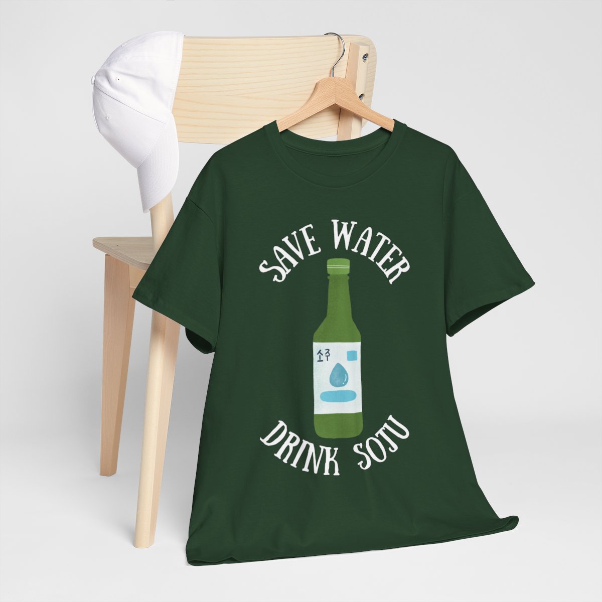 GREEN GRAPE SOJU - Korean Food (Basic Tee)