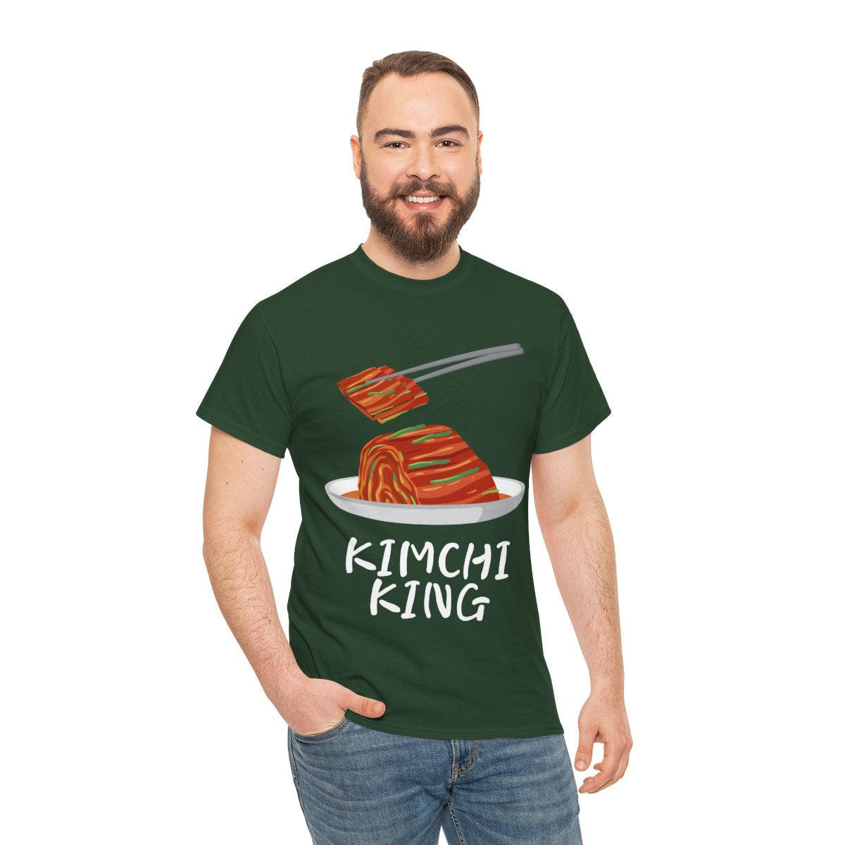 KIMCHI KING - Korean Food (Basic Tee)