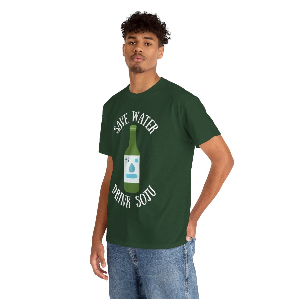 GREEN GRAPE SOJU - Korean Food (Basic Tee)