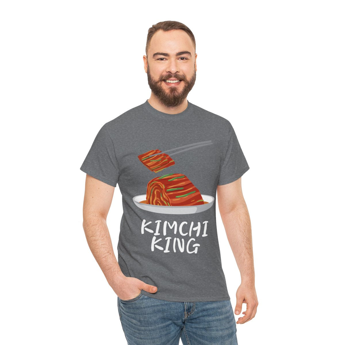 KIMCHI KING - Korean Food (Basic Tee)