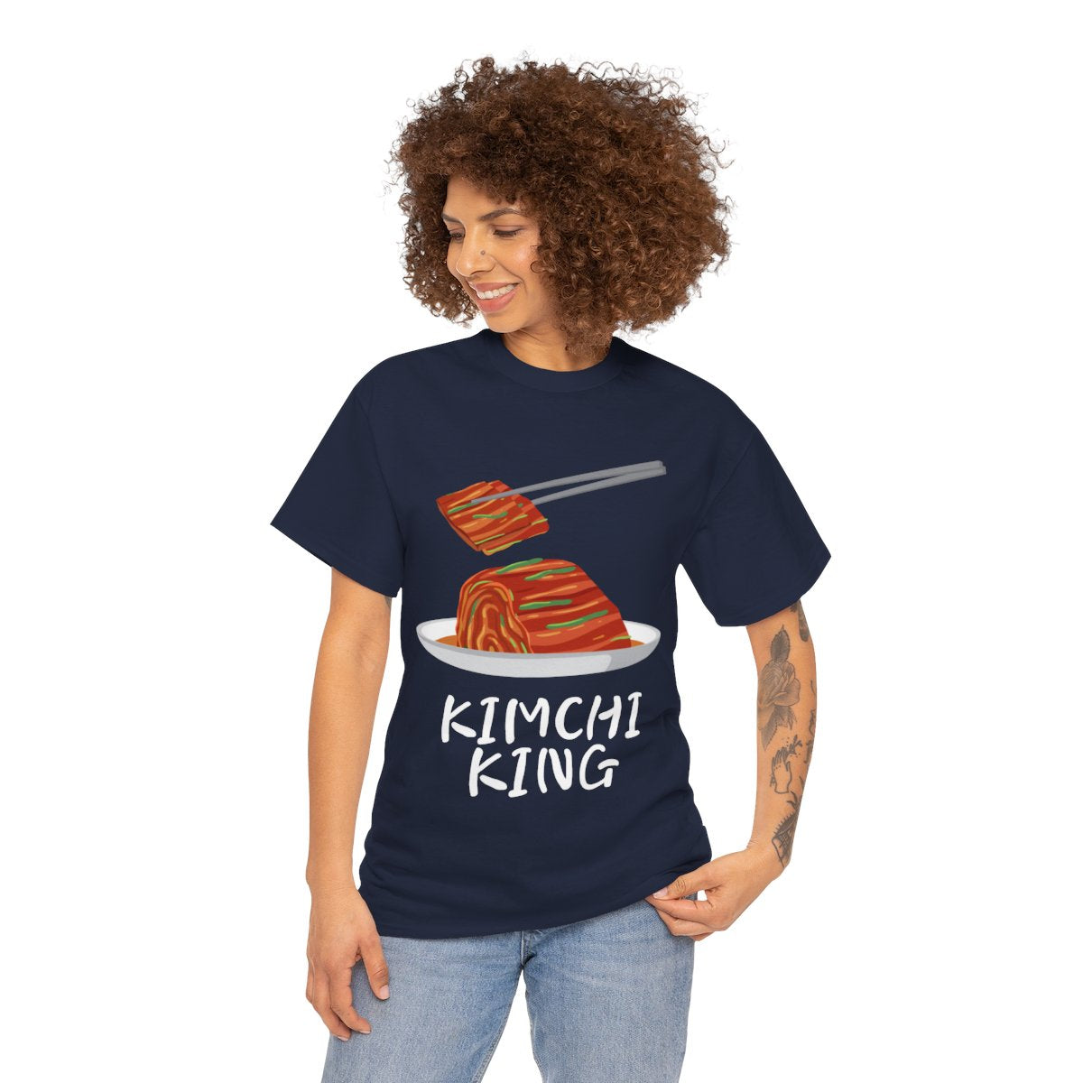 KIMCHI KING - Korean Food (Basic Tee)