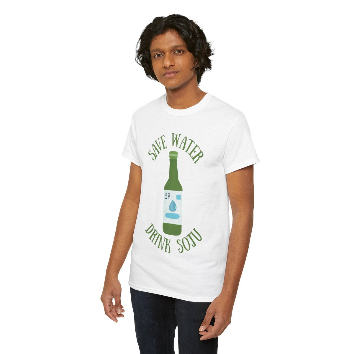 GREEN GRAPE SOJU - Korean Food (Basic Tee)