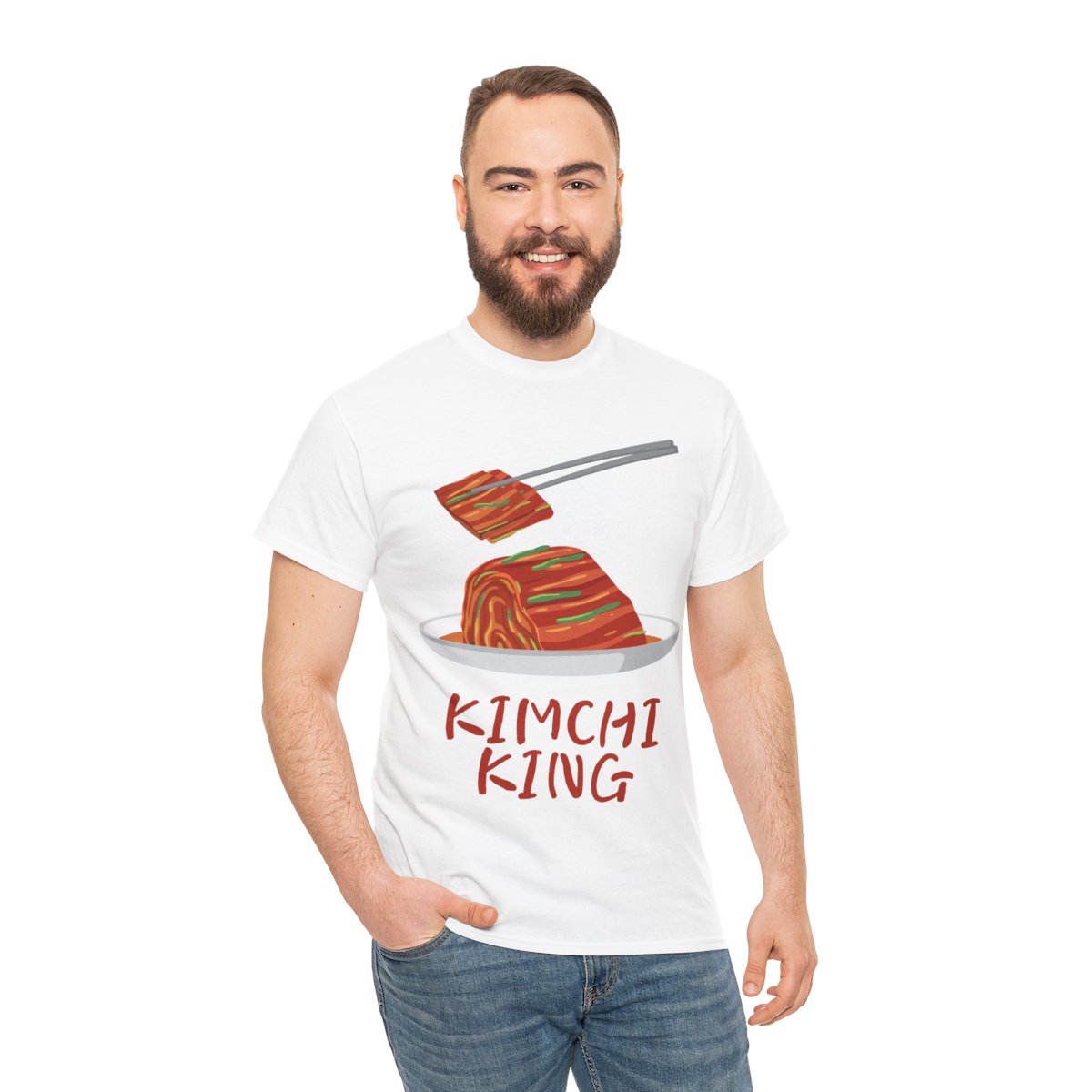 KIMCHI KING - Korean Food (Basic Tee)